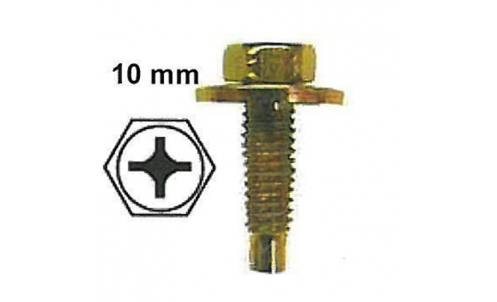 Hex Cross Bolt With Washer Gold Ovesco