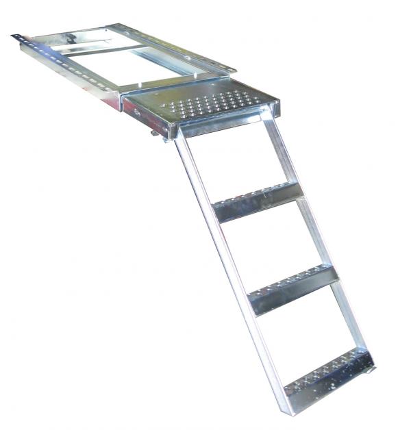 Pull Out Ladder 3 Step with Platform ZP Steel » ovesco