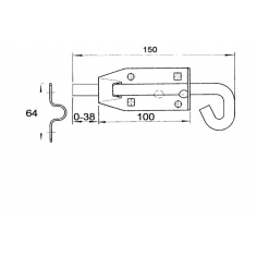 Buy Pad Bolts, Hasps & Staples Online | Fast Delivery | Ovesco