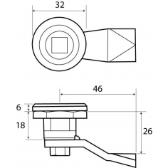 Buy Half & Quarter-Turn Barrel Locks Online | Ovesco